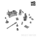 HQ Resin Wizard School Basing Kit 01