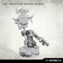 Kromlech Orc Greatcoat Banner Bearer 1