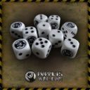 Puppets War WHITE DICE SET