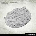 Kromlech Concrete Slabs Bases Oval 120mm Flyer