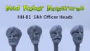 Bad Robot Miniatures Sikh Officer Heads