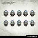 K Kromlech Concrete Bases Legionary Heads Tabletop Scenics Containers 3