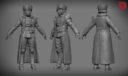 Artel “W” Miniatures Female Military Officer Render 1