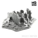 HQ Resin Devastated Gothic Shrine 01