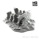 HQ Resin Devastated Gothic Shrine 03