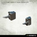 Kromlech Legionary Assault Tank Sponsons Lascannons 1