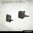 Kromlech Legionary Assault Tank Sponsons Lascannons 2