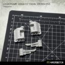 Kromlech Legionary Assault Tank Sponsons Lascannons 3