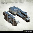 Kromlech Legionary Assault Tank Turret Twin Lascannon 3