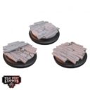 Warcradle Studios Wild West Exodus RED OAK MEDIUM BASE TOPPER SET 1