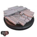 Warcradle Studios Wild West Exodus RED OAK MEDIUM BASE TOPPER SET 2