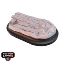 Warcradle Studios Wild West Exodus RED OAK MEDIUM OVAL BASE TOPPER SET 2