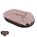 Warcradle Studios Wild West Exodus RED OAK MEDIUM OVAL BASE TOPPER SET 3