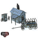 Warcradle Studios Wild West Exodus RED OAK PROSPECTOR'S SHACK