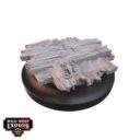 Warcradle Studios Wild West Exodus RED OAK SMALL BASE TOPPER SET 5