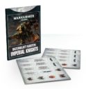 Games Workshop Warhammer 40.000 Datenblatt Karten Imperial Knights 1