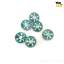 WarTiles WARHAMMER SMALL WOUND DIALS – HARLEQUINS