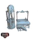 Warcradle Studios Wild West Exodus Terrain RED OAK GALLOWS AND CLOCK TOWER 2