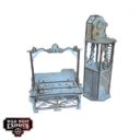 Warcradle Studios Wild West Exodus Terrain RED OAK GALLOWS AND CLOCK TOWER 4