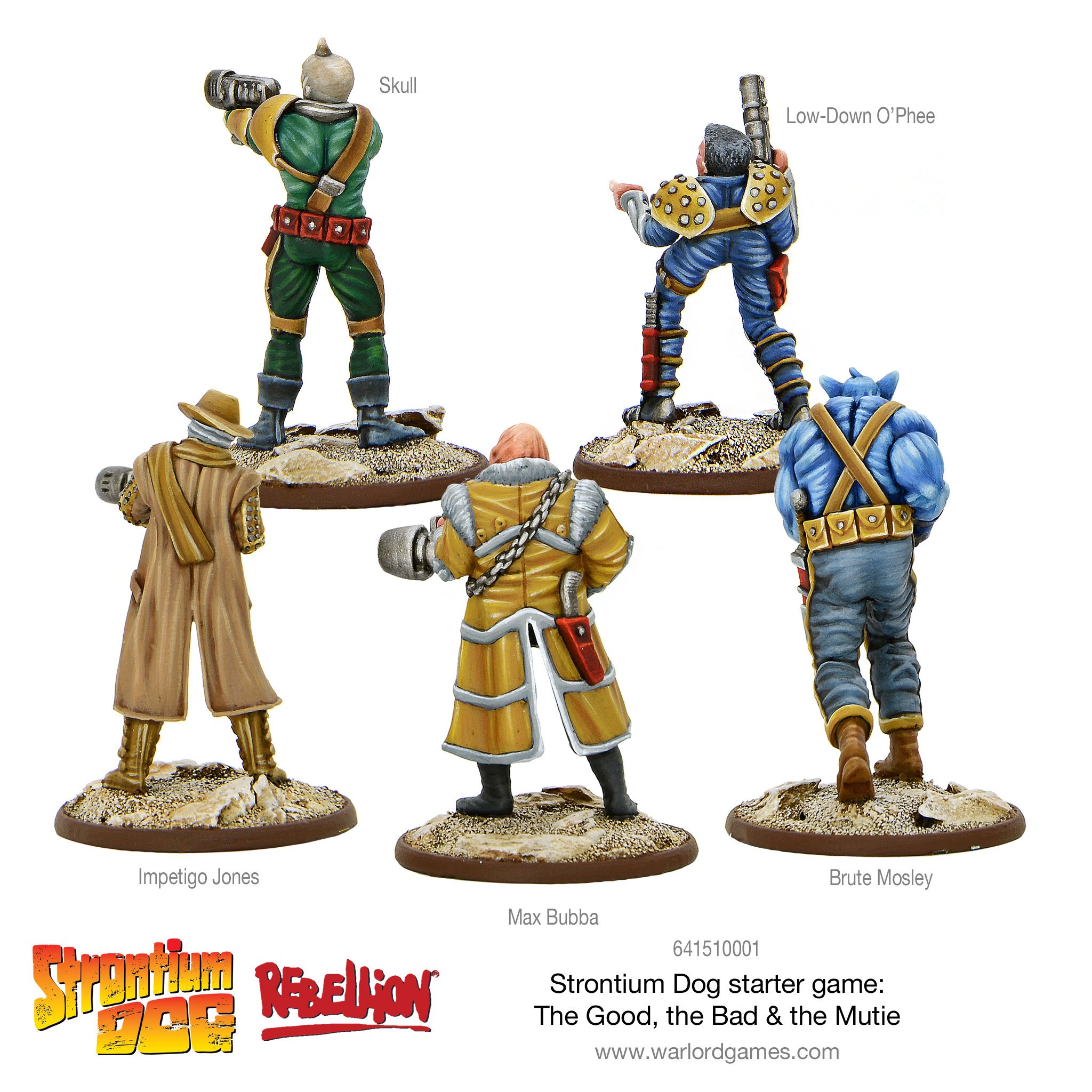 WARLORD GAMES 2000AD ROGUE SD AGENTS STRONTIUM DOG 