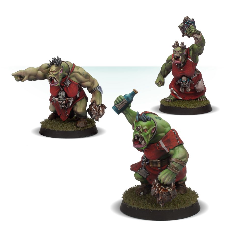THE GOUGED EYE ORC BLOOD BOWL TEAM Complete Warhammer Fantasy/age Of Sigmar 