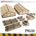 PWORK Wargames Medieval 01 Mdf Terrain Scenery 2