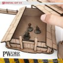 PWORK Wargames Medieval 01 Mdf Terrain Scenery 4