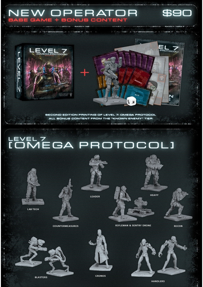 LEVEL 7 [OMEGA PROTOCOL] Board Game (2nd Edition) by Privateer Press —  Kickstarter
