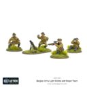 Warlord Belgian Army Light Mortar And Sniper Team 01