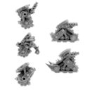 Wargames Exclusive ORK CYBORG CONVERSION BITS BIONIC MONOBASE (5U) 2