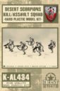 DUST Studio DUST 1947 Allies DESERT SCORPIONS KILL & ASSAULT SQUADS MODEL KIT 1