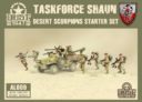 DUST Studio DUST 1947 Allies DESERT SCORPIONS STARTER SET PRIMED 1