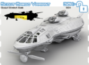 2nd Dynasty Starship III Fully 3D Printable 28mm Spaceships 19