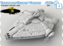 2nd Dynasty Starship III Fully 3D Printable 28mm Spaceships 20