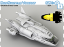 2nd Dynasty Starship III Fully 3D Printable 28mm Spaceships 22