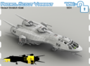 2nd Dynasty Starship III Fully 3D Printable 28mm Spaceships 23