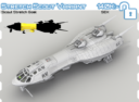 2nd Dynasty Starship III Fully 3D Printable 28mm Spaceships 27