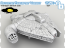 2nd Dynasty Starship III Fully 3D Printable 28mm Spaceships 28