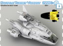 2nd Dynasty Starship III Fully 3D Printable 28mm Spaceships 30