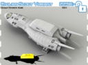 2nd Dynasty Starship III Fully 3D Printable 28mm Spaceships 31