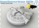 2nd Dynasty Starship III Fully 3D Printable 28mm Spaceships 32