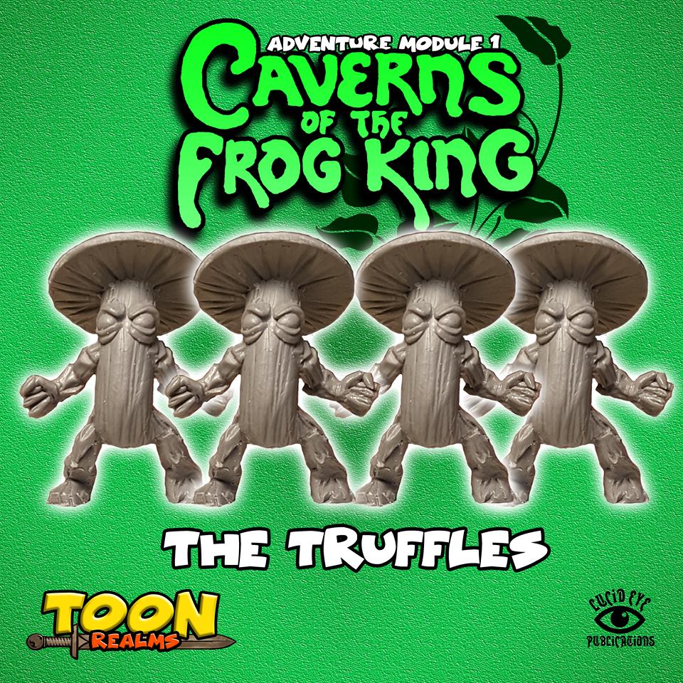 Toon Realms Caverns Of The Frog King Truffle Stinkhorn Metal Miniature Lucid Eye 