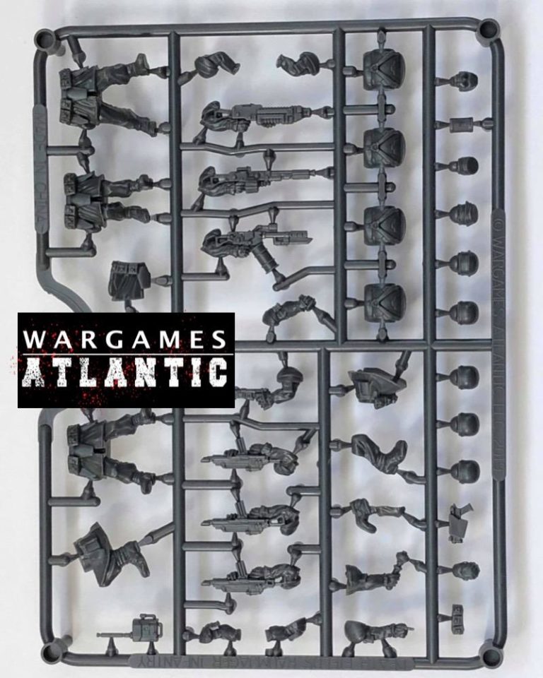 Wargames Atlantic Death Fields: Ooh Rah (24 meerdelige harde plastic 28 mm figuren) Gemaakt in de VS