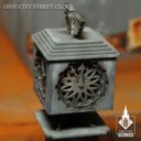 Kromlech Hive City Street Clock 08
