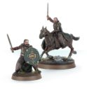 Forge World Middleearth Strategy Game Déorwine, Chief Of The King's Knights, Foot And Mounted 1