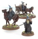 Games Workshop Middle Earth Gandalf Der Graue Zu Fuß, Beritten Und Auf Karren 0