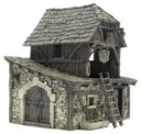 TW Abletop World's Altburg Stable 32mm Resin Cast Terrain 15