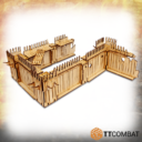 TTcombat Savage Domain Palisade Walls 03