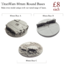 TW Titan Wars Resin Bases 10