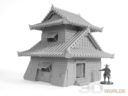 3D Aliens Worlds Samurai Castle Corner Tower3